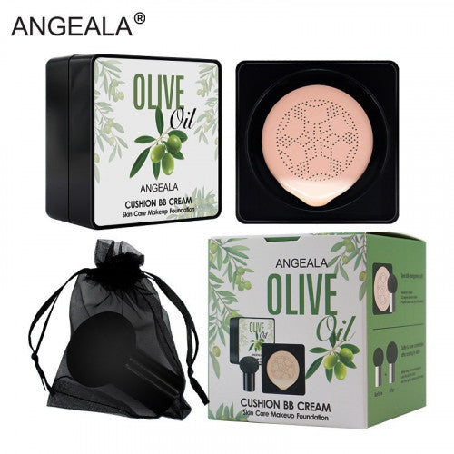 Base cushion ANGEALA con esponja aplicadora — Quiseya