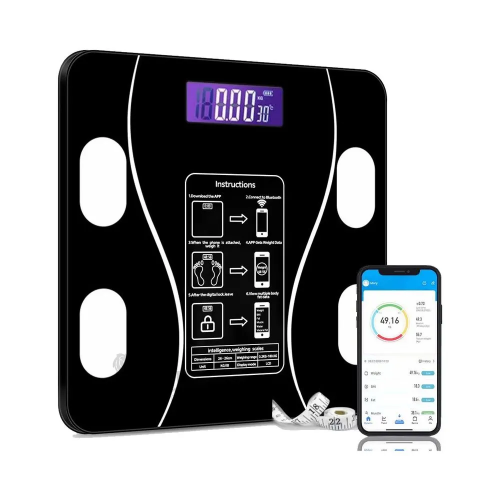 Balanza digital smart con app de control corporal — Quiseya