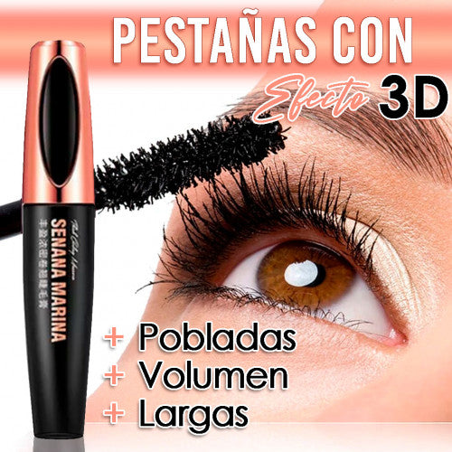 Máscara de pestañas 4D de volumen — Quiseya