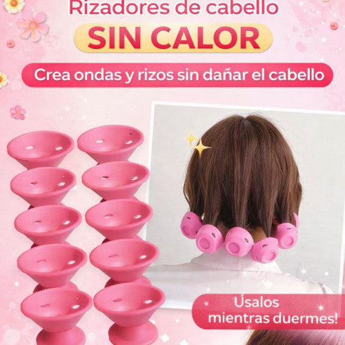 Pack de 10 rizadores sin calor en distintos tamaños — Quiseya