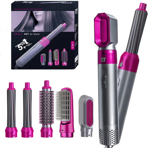 Cepillo secador 5 en 1 con accesorios intercambiables — Quiseya