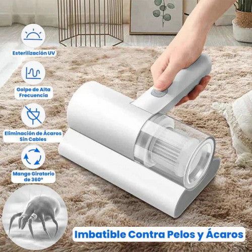 Aspiradora de ácaros para colchones con luz UV-C — Quiseya