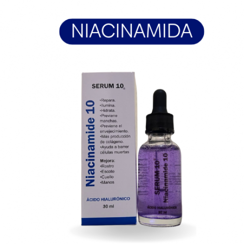 Sérum de niacinamida al 10% en gotero, 30 ml — Quiseya