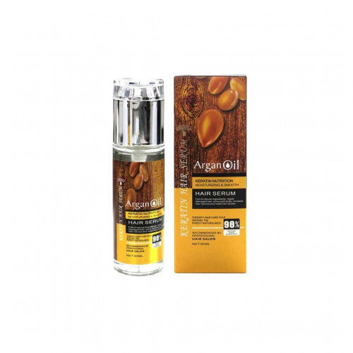 Suero capilar de queratina y aceite de argán, 80 ml — Quiseya