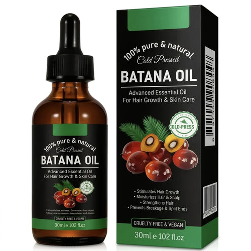 Aceite de batana 100% natural de 30 ml con gotero y su caja, para el cuidado del cabello seco, crespo o con frizz — Quiseya